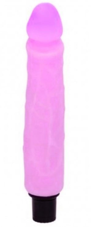 Realistic Hung cock pink naturskin vibrator dildo 26cm